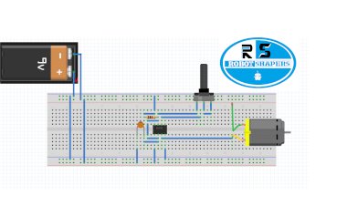 How to make 555 timer PWM motor speed controller project Circuit Diagram