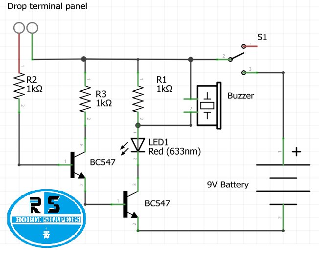 Rain alarm circuit - Electronics mini projects