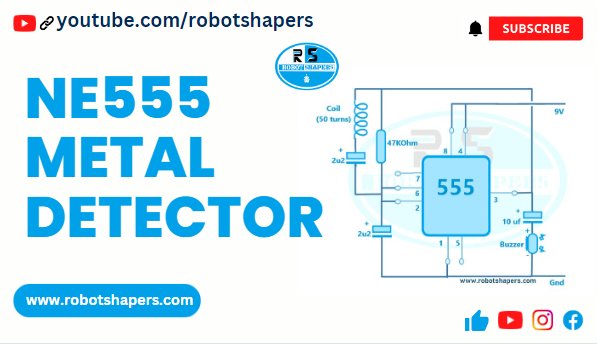 NE555 metal detector
